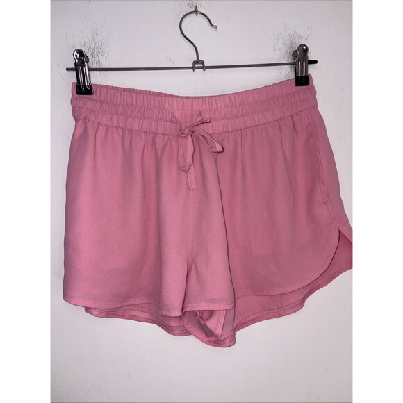 Aritzia Sunday best Malcolm shorts Small in Pink Mid Rise Pull On NEW - Picture 1 of 9